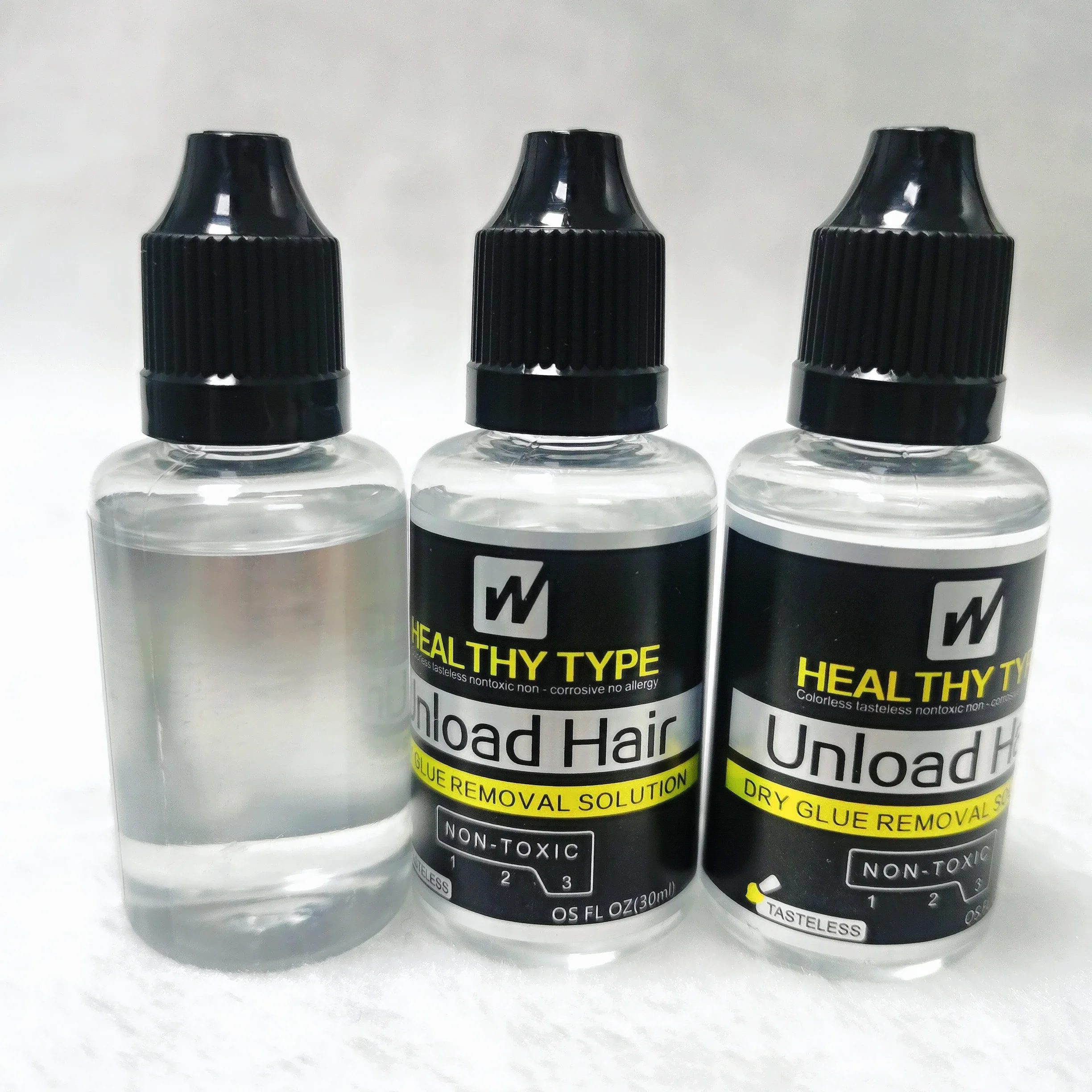 طقم شعر مستعار مزيل الغراء فائق التثبيت 30 مل مع شريط المشي المزيل، مجموعة مزيل الغراء فائقة التثبيت من الدانتيل المقاوم للماء