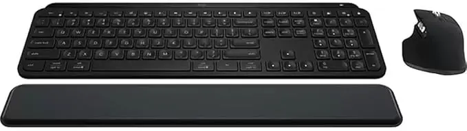 for Original Logitechs MX Keys S Combo for Mac Wireless Keyboard and Mouse with Palm Rest Backlit Keyboard Wireless Mouse