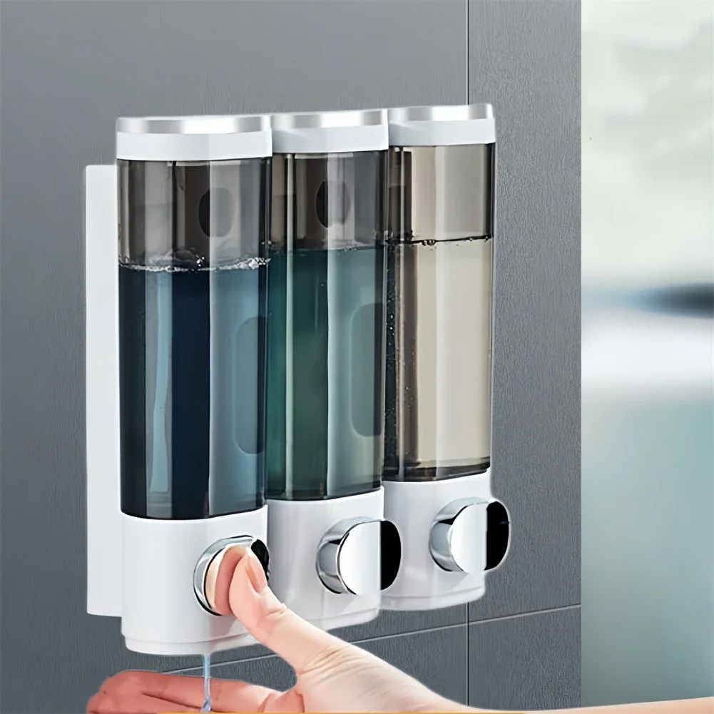 Wall Mounted 300ML Soap Dispenser Pump Bottle For Shower Gel Shampoo Conditioner Soap Dispenser High-class Hotels Or Public Plac