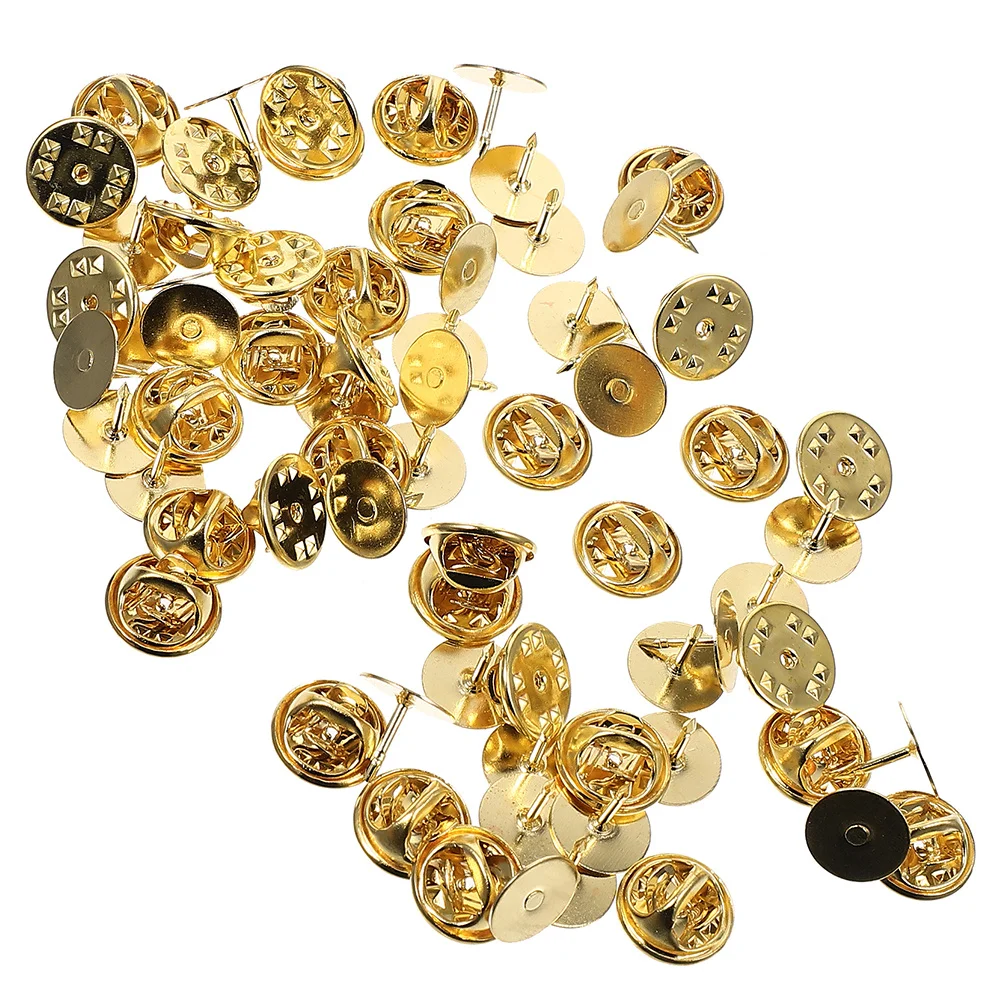 50 مجموعة فراشة قبعة اكسسوارات قفل دبوس ظهورهم ل المينا دبابيس دبابيس التعادل المسامير التلبيب دبوس الحرفية مستلزمات صناعة المجوهرات