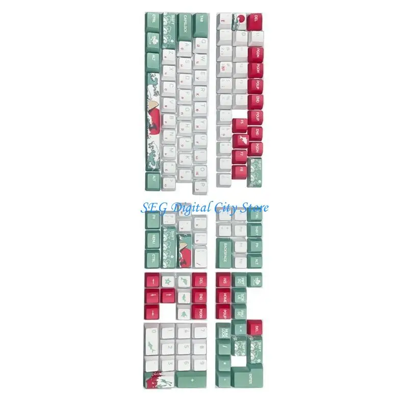

U75B Upgrades Russian Keycaps XDA Profile Keycap for 75/87/98/104 Mechanical Keyboard