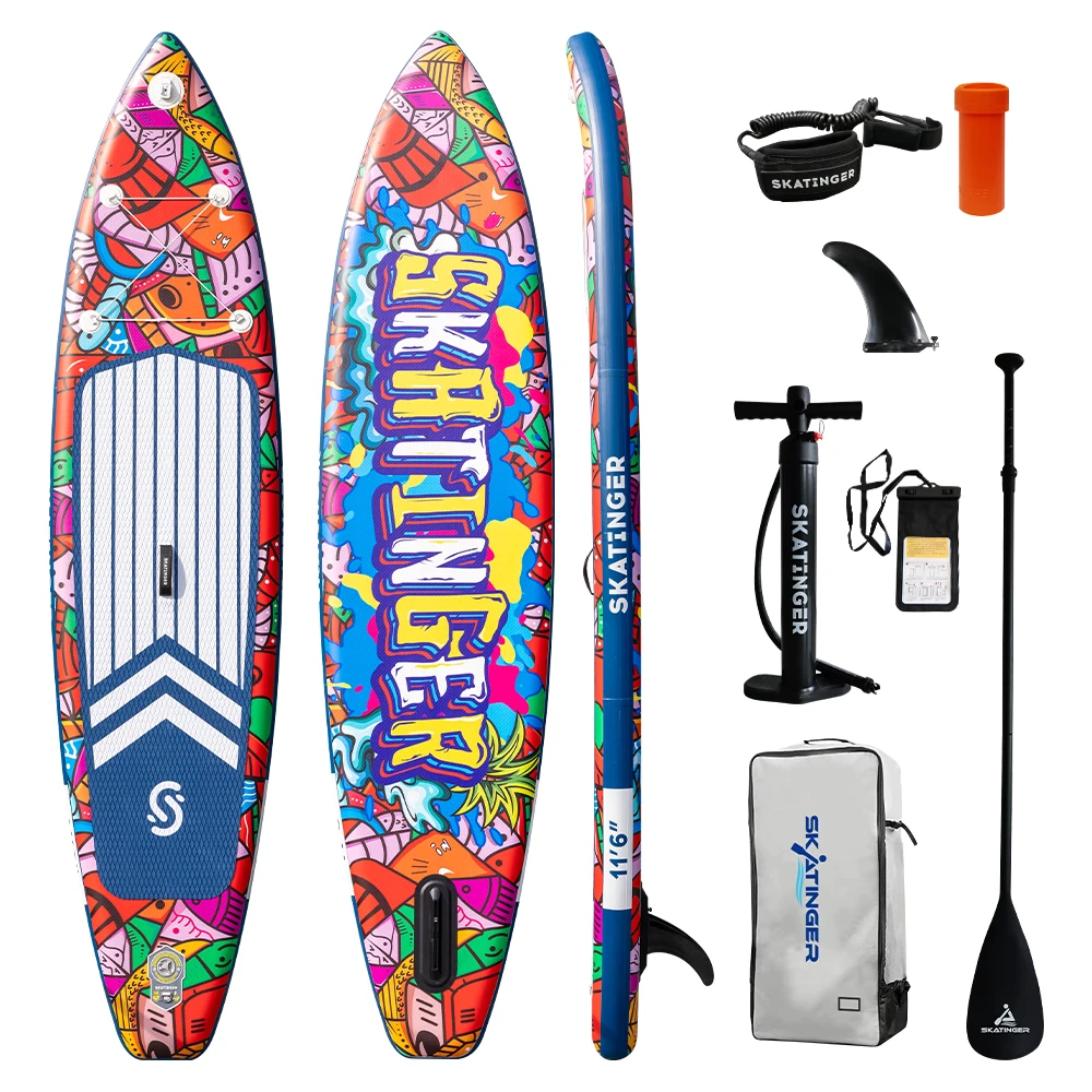 Weihai Skatinger Drop Stitch sup Board Inflatable Stand up Paddle Board Padel Paddleboard Tabla De Paddle Surf for Water Sport