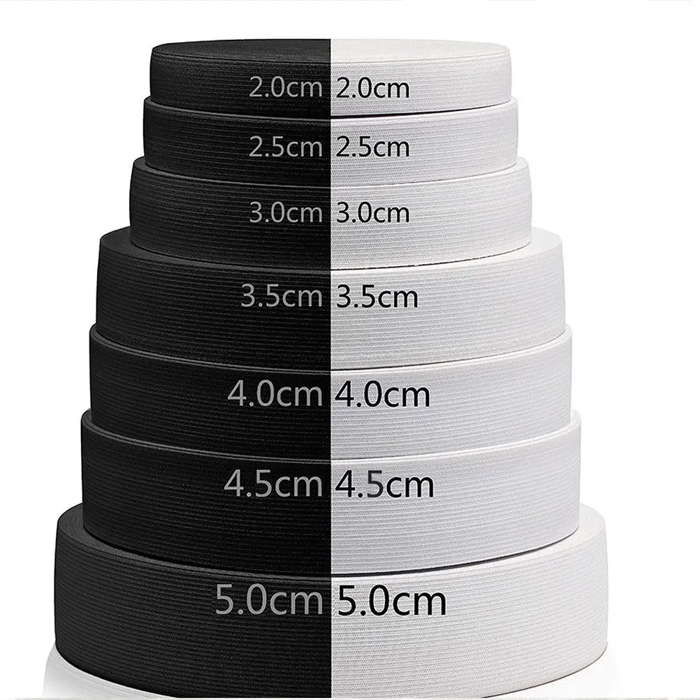 

1 рулон эластичной ленты шириной 3 см, белого цвета, из трикотажного полиэстера, тянущейся, для шитья одежды, аксессуаров, нижнего белья, спортивной одежды, рукоделия.