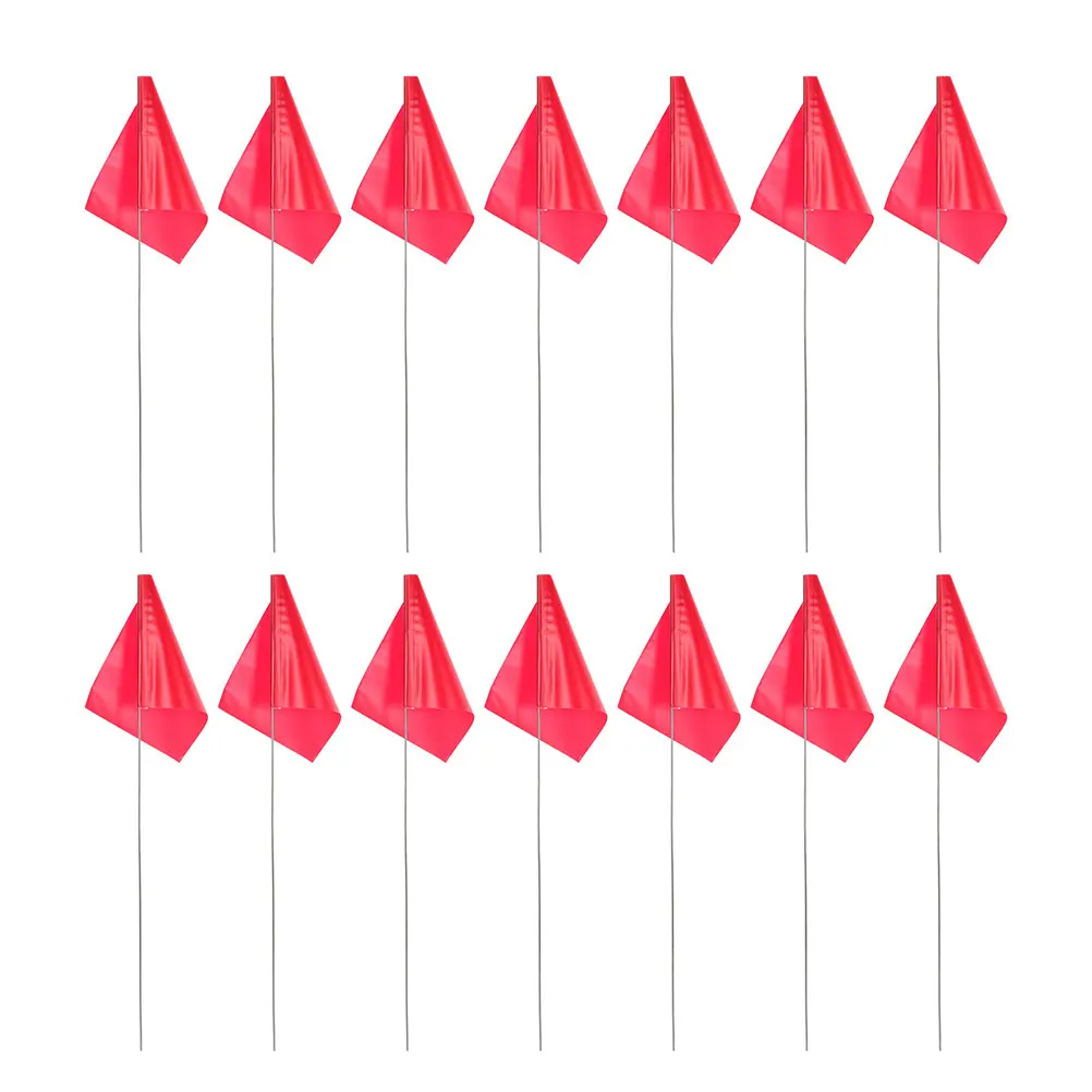 

50pcs Marking Bright Visibility Lightweight Standardized Size Quick Positioning For Construction Landscaping Sports