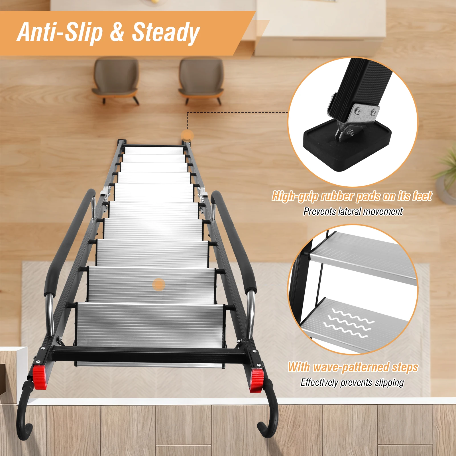 8.8FT Foldable Alum…