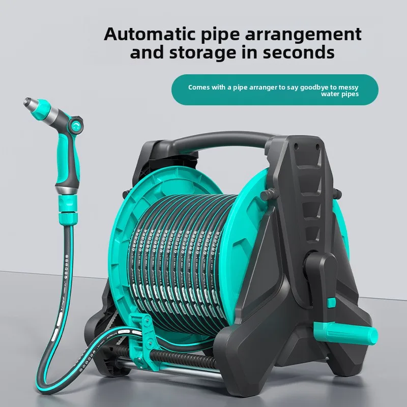 : Carrete de manguera de alta presión y carrete de manguera retráctil automático