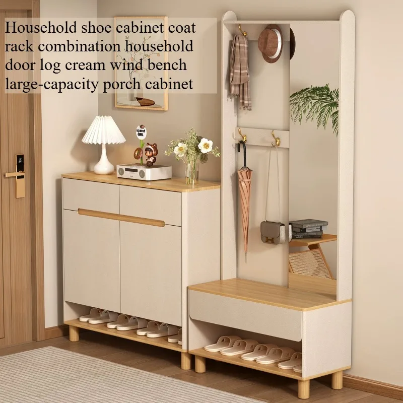 

Narrow Hidden Shoe Rack Hallway Japanese Livingroom Stand Shoe Cabinet Wooden Display Estantes Organizadores Modern Furniture