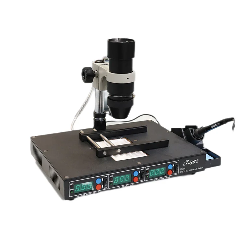 Puhui  T-862++ small infrared repair station circuit board surface mount repair equipment infrared welding