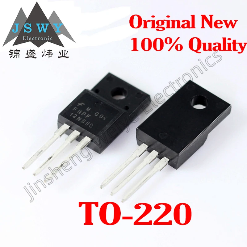 

(10/50pcs) FQPF12N60C TO-220F 12N60C/N-channel field effect tube/600V12A/New original spot Electronics