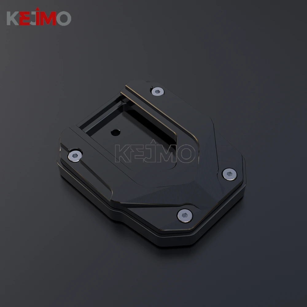For ZONTES 350D/350M/150D/150M Motorcycle CNC Kickstand Foot Side Stand Extension Pad Plate Bracket For Voge SR4Max SR150GT 6