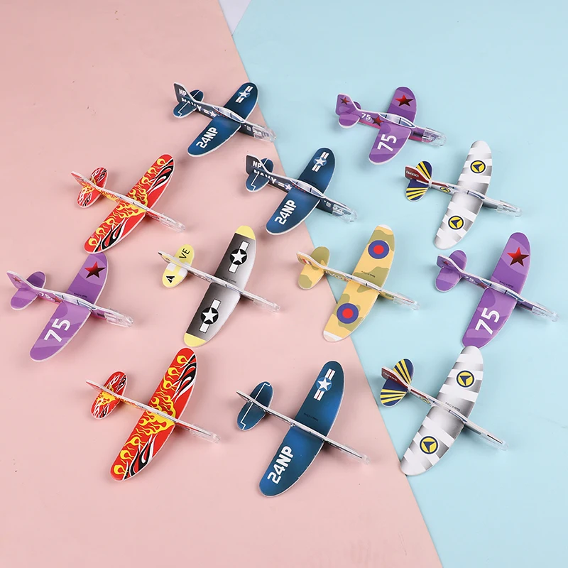 20-100 قطعة طائرة رمي يدوية صغيرة للأطفال حفلة عيد ميلاد تفضل جودي بيناتا الحشو لعبة لتقوم بها بنفسك تجميعها رغوة الطائرات الطائرة الهدايا