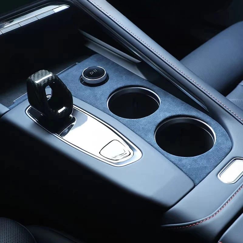 

Suede Center Console Panel Cover For 2026 ZEEKR Renewed 001 Dashboard Trim Interior Accessories