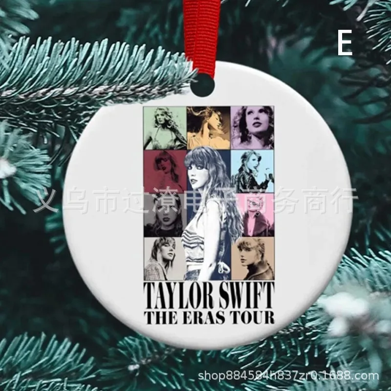 Taylor Christmas Ornaments Fan Gifts Christmas Decorations Ornament Hanging on Christmas Tree Personalized Christmas Home