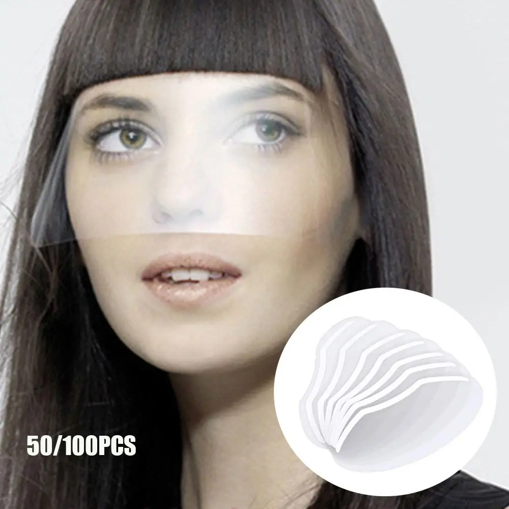 Eyebrow Shower Hairdressing Eye Shield Barber Hair Transparent Face Shields Bath Visor Hair Salon Styling Face Cover