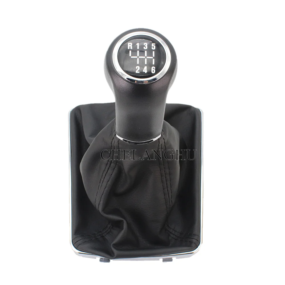 For VAUXHALL OPEL ASTRA H 2004 2005 2006 2007 2008 2009 2010 Car-styling 6 Speed Automatic Car Gear Shift Knob Leather Boot