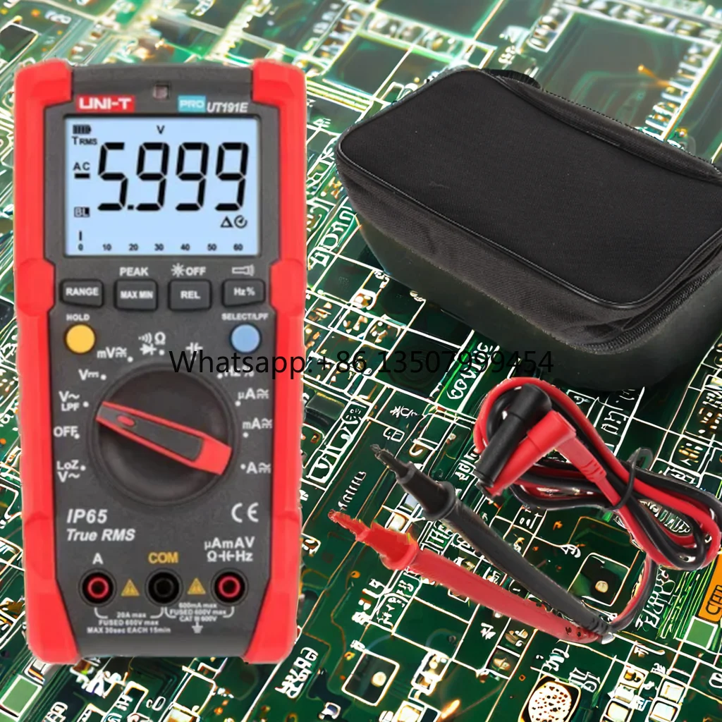 HoldPeak -39C Digital Multimeter 6000 Counts True TRMS Ranging AC/DC Voltage 600~60M Resistance 6nF-60mF Capacitance