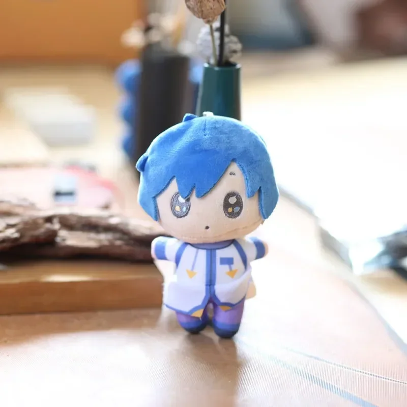 14CM Anime Hatsune Miku KAITO MEIKO Luka Kagamine Rin Len Figure Kawaii Q version Plush Doll Keychain Bag Pendant decor toy Gift