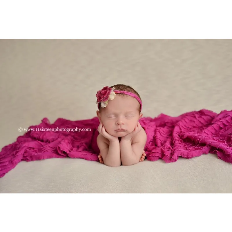 لفافة مكشكشة ناعمة لحديثي الولادة - قماط قابل للتمدد للتصوير الفوتوغرافي وقماط أنيقة لملابس الطفل وتغليف. ملحقات ein생АСografieСССВДВДВБ #4