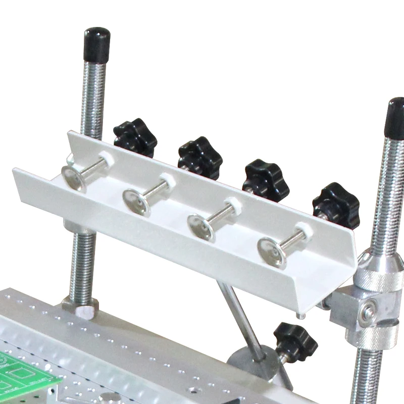 High Precision Screen Printing Table Manual Small Hand Solder Paste Printer for SMT Stencil Red Glue PCB view 6