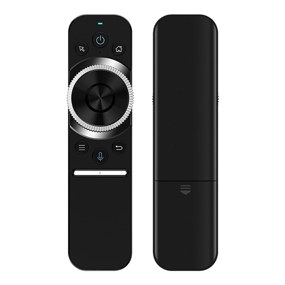 

NEW Knob Type Volume Control Voice IR TV Remote Controller, Built-in 6-axis Gyroscope, 2.4GHz Wireless Remote Control Universal