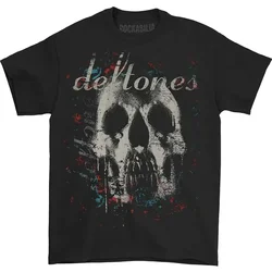 Deftones T Shirt Men Wysokiej jakości bawełniana koszulka Moda damska Topy z krótkim rękawem Punk Music Style Metal American Tee Shirt