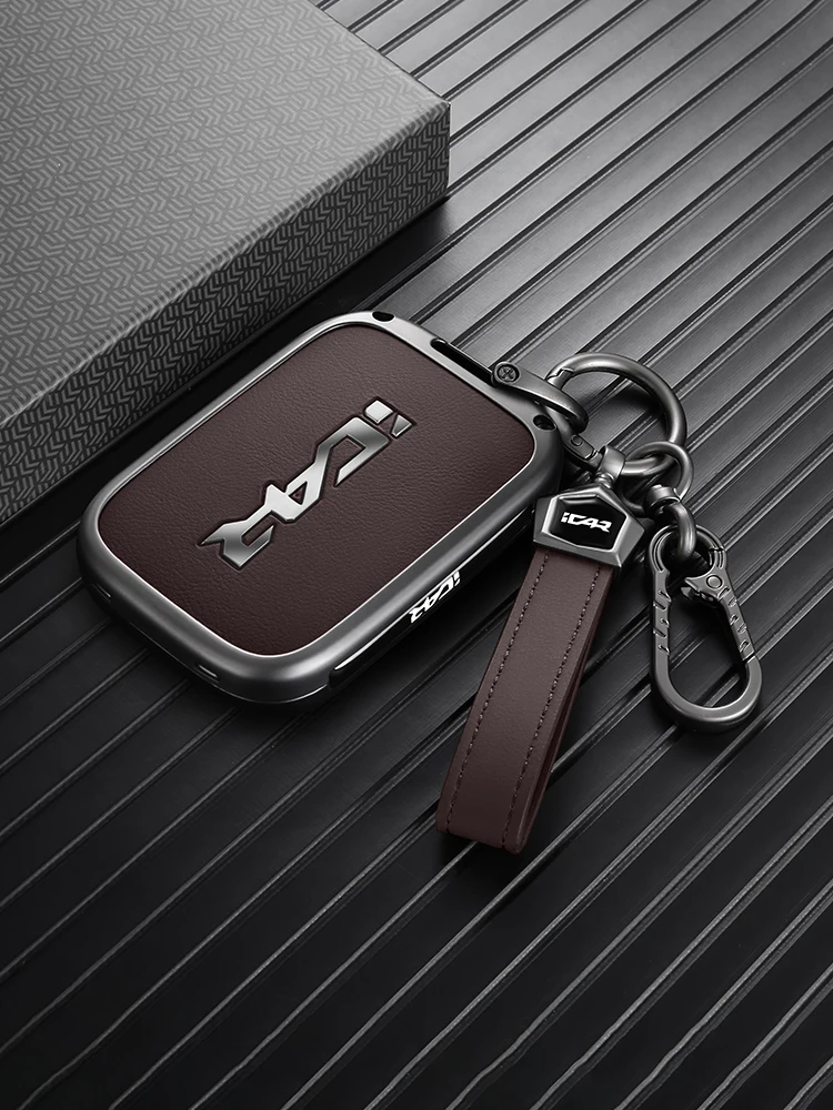 Autoschlüssel-Schutzhülle für Chery ICAUR V23 Universelle Premium-Zinklegierung Schlüsselanhänger-Hülle Vollständiger Schutz Langlebig Stoßfest Zubehör – Detail 2