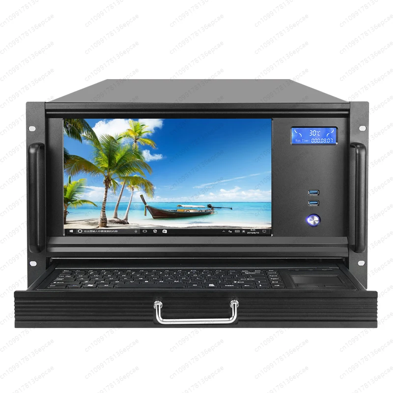 

Сенсорный экран корпуса 6U с 13,3-дюймовым дисплеем, клавиатурой, универсальная рабочая станция, цифровой сетевой сервер вещания