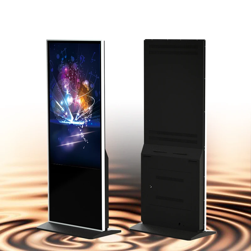 Quiosco lettore multimediale video USB da 55 pollici Display LCD HD touch a infrarossi Totem Android Pubblicità Display segnaletica digitale Video