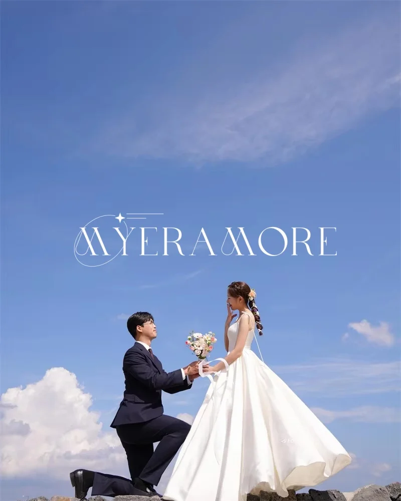 فساتين زفاف أنيقة من الساتان على شكل حرف A للعروس أشرطة سباغيتي بدون ظهر وأربطة من الخلف زي العرائس مخصص فيستدوس دي نوفيا