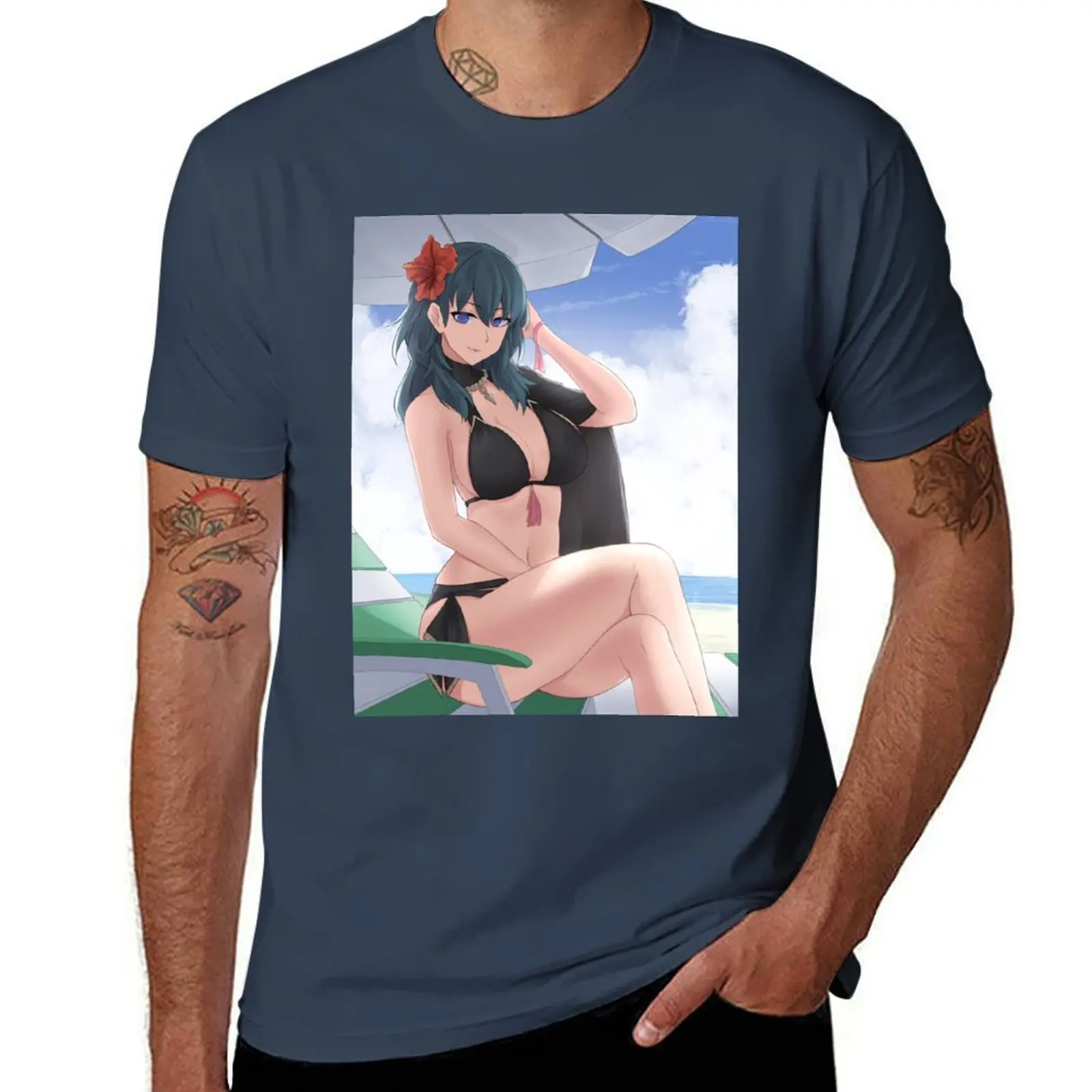 

Byleth Swimsuit T-Shirt man t shirts graphic funny t shirts dark humor man t shirt cotton T-Shirt