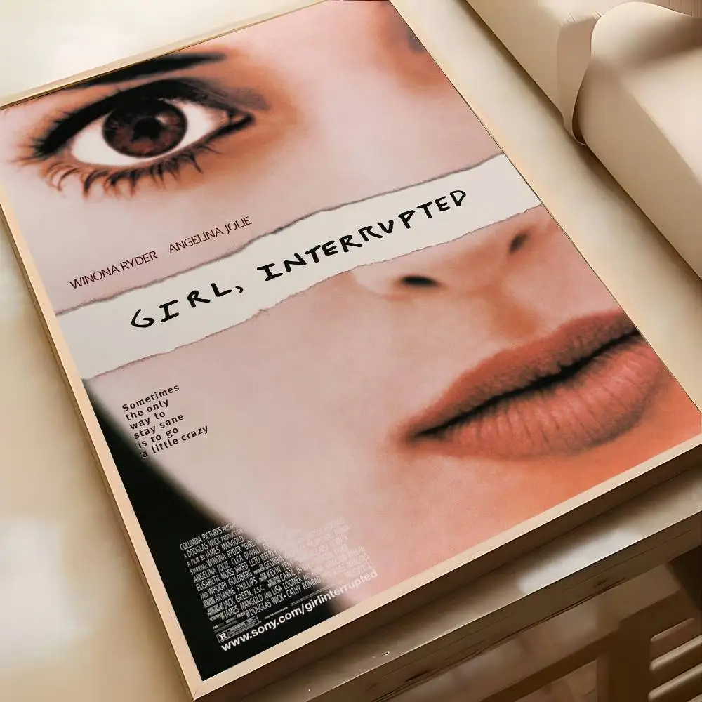 فتاة متقطعة الفيلم التلفزيوني المشارك الفن مع يطبع غرفة نوم المنزل غرفة المعيشة الديكور هدية #6