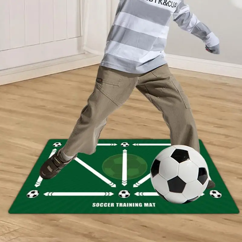 축구 발판 훈련 매트, 미끄럼 방지, 조용한 축구 훈련 매트, 안전한 휴대용 민첩성 훈련 장비