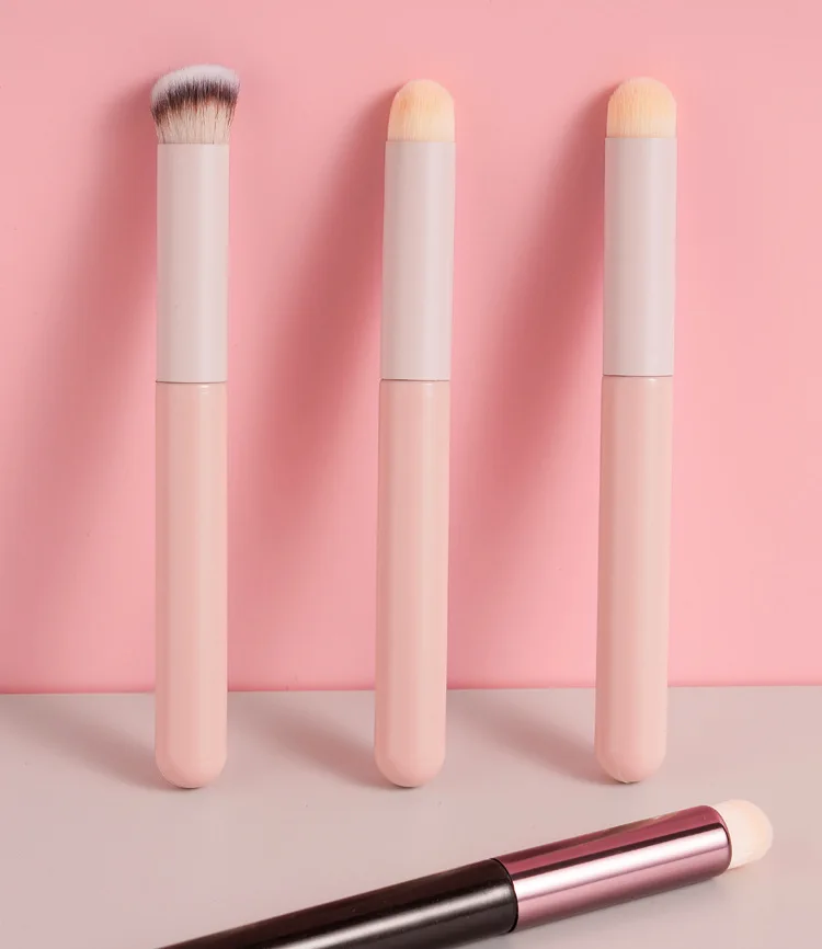 1/4Pcs Soft Mushroom Sponge Head Makeup Brushes Lipstick Lip Makeup Brush Portable Cosmetic Tools Foundation Concealer Brush