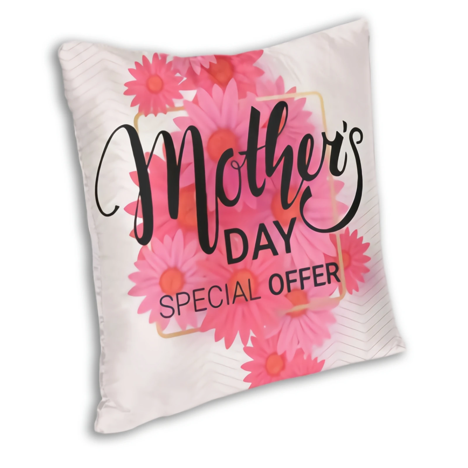 Happy Mother's Day Pillowcase Most Important Person In Our Life Throw Cushion Covers Vintage Mother's Day Square Pillow Case