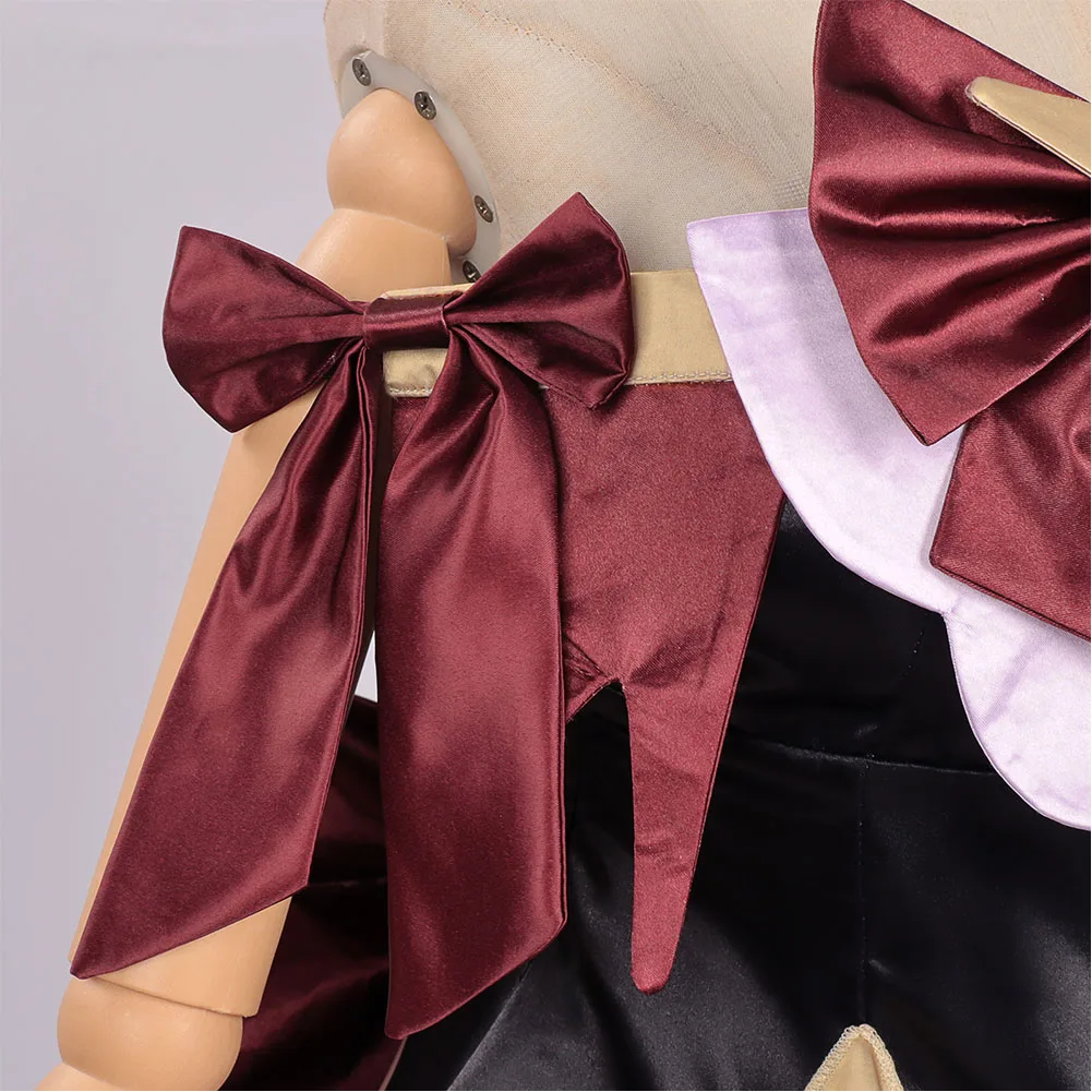 OW 2 Cosplay Juno Corrupted Heart of Hope Costume Magical Girl Off Shoulder Dress Choker Gloves Halloween Carnival Disguise view 3