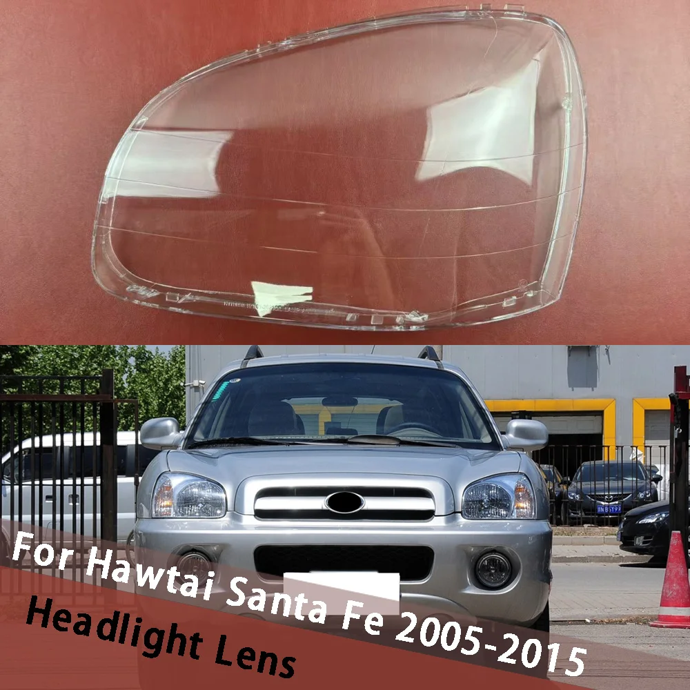

For Hawtai Santa Fe 2005~2015 Car Headlight Cover Headlamp Shell Head Hight Lens Lampshade Transparent Lampcover Plexiglass