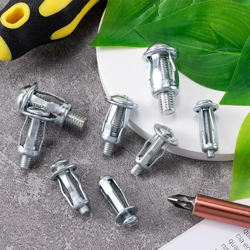 Jack Nuts Screw Petal Screw Anchors Petal Expansion Plugs For Curtain Expansion Clamp Petal Rivet Lock Bolt Board Wall Fasteners