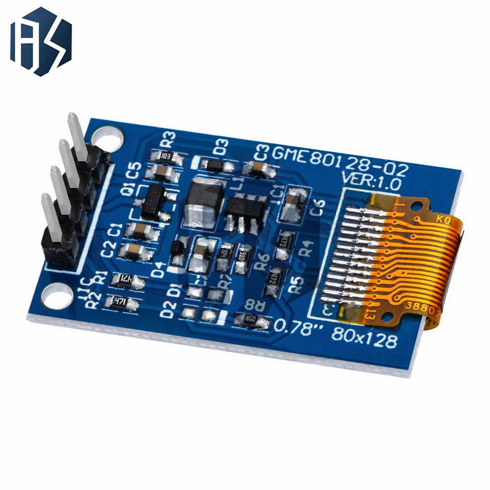 Módulo LCD OLED de 0,78 pulgadas, pantalla de matriz de puntos 80*128, pantalla de interfaz I2C LCD oled de 0,78 pulgadas para arduino