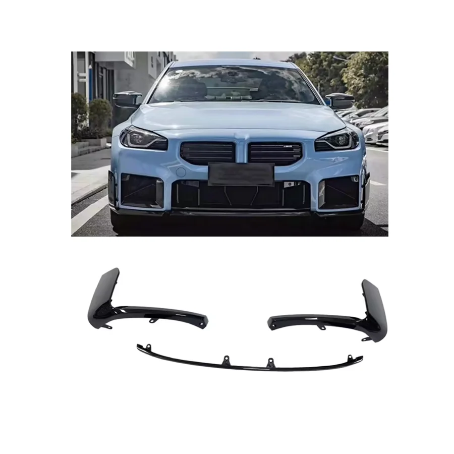 

Cheaper Real Carbon Fiber Front Bumper Lip for BMW M2 G87 Upgrade MP Style For BMW M2 G87 Carbon Fiber Front Lip