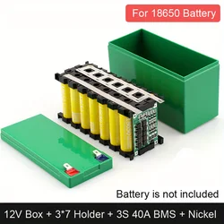 18650 Battery Storage Box Bracket 4V/6V/12V Plastic Lithium Battery Packs Toys Scale Motorcycle Batteris Holder Case