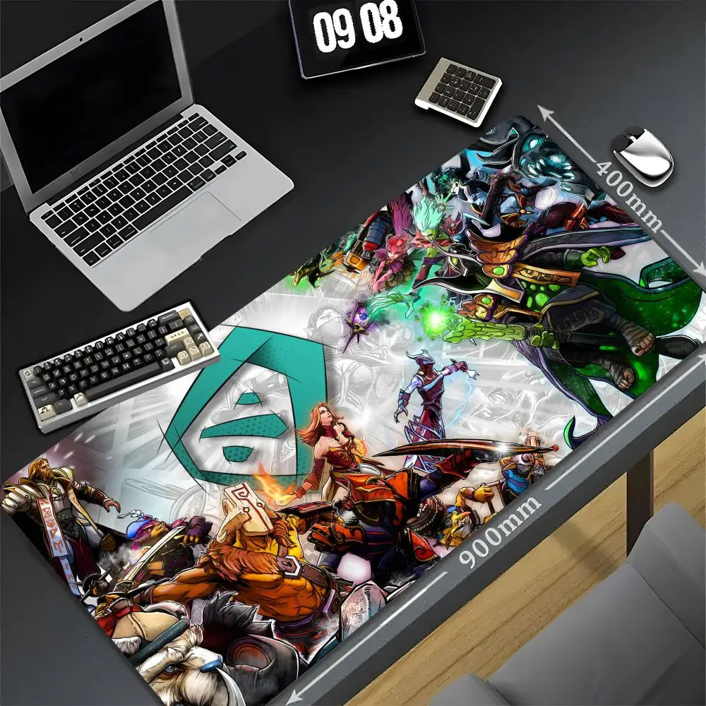 

Коврик для мыши в стиле аниме Dota 2, 90x40 см, настольный коврик Xxl, ПК, геймер, игровой компьютер, офисный коврик для мыши, клавиатура