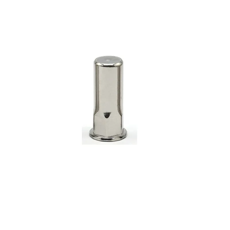 M4 M5 M6M8 M10 M12 304 Stainless Steel/Carbon Steel Rivet Nut Flat Head Blind Hole Thread Semi-hexagon Hex Insert Rivnut Nutsert