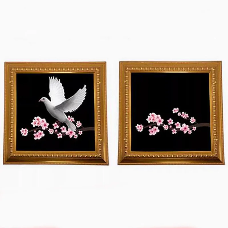 Deluxe Dove Frame Magic Tricks Dove Picture To Real Dove Appearing Color Change Double Change Effect Stage Illusions Gimmicks