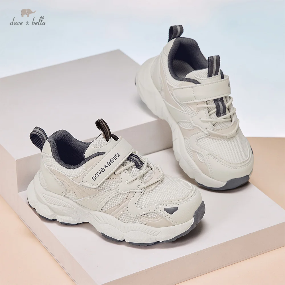 Dave Bella Children Casual Sneaker Spring Autumn Boys Shoes Anti Slip Breathable Sports Kids Cozy Steady Outdoor Shoes DB1260052