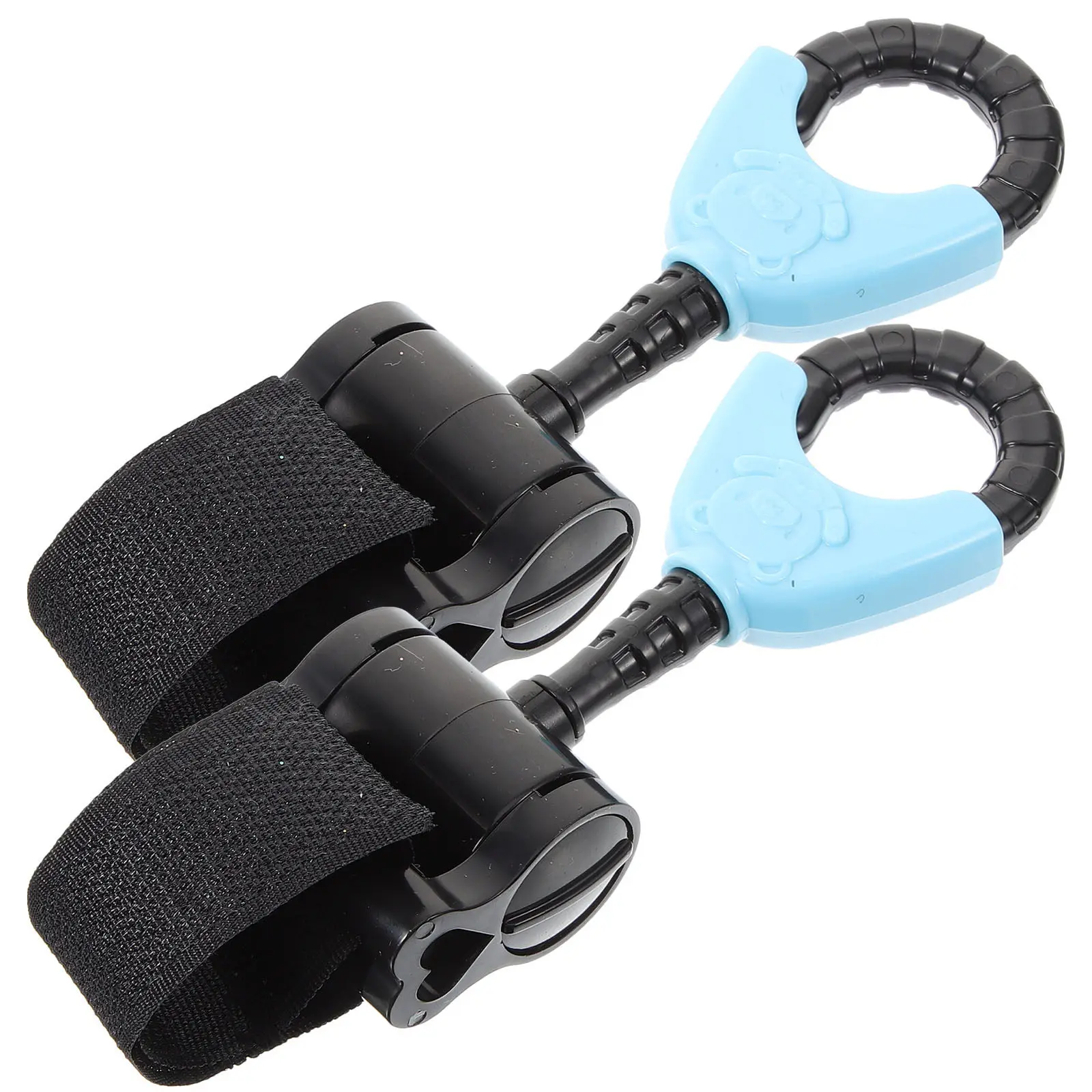 

2Pcs Universal Stroller Hooks Rotating Hanging Bag Clips Baby Pram Hooks for Diaper Shopping Bags Stroller Bag Hook