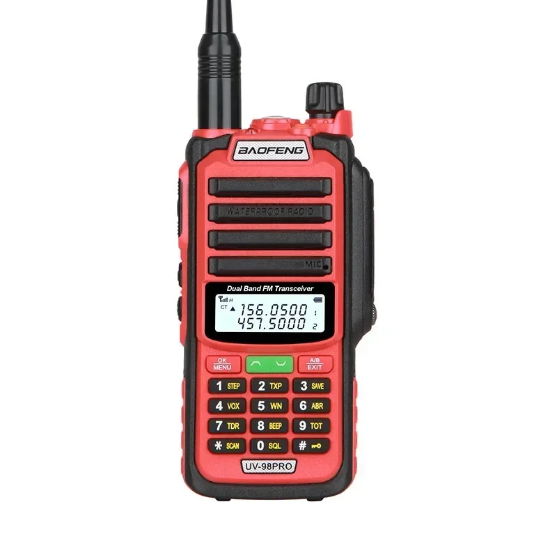 Durable BAOFENG UV-98PRO Waterproof Walkie-talkie High-power Outdoor IP68 Marine High-power Wireless Handset