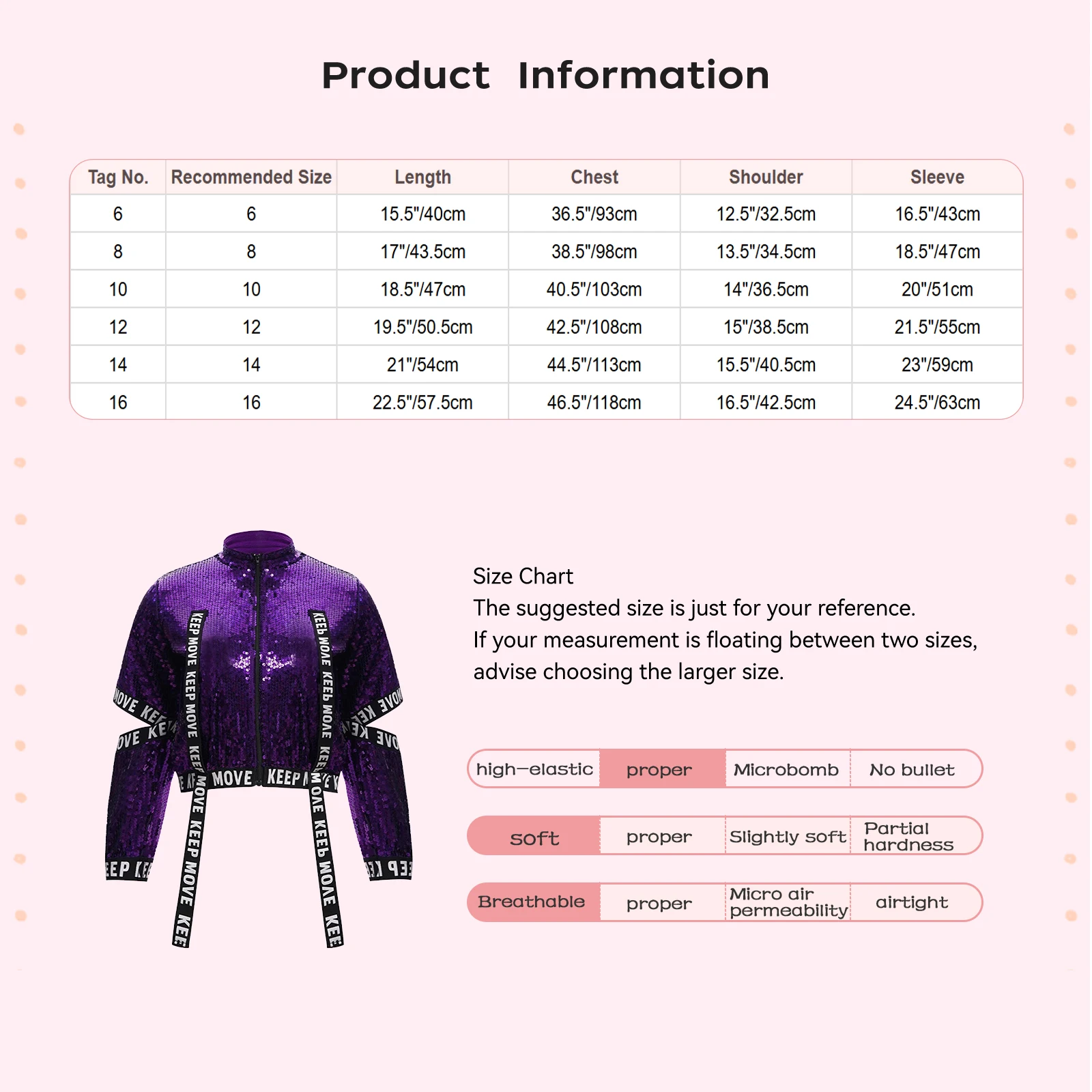 سترة أداء للرقص على طراز الهيب هوب للأطفال البنات مع أشرطة مرنة وأكمام مقطوعة وترتر لأداء المسرح #6