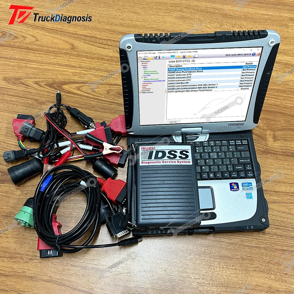 For ISUZU ISUZU IDSS III G-IDSS E-IDSS Diesel Engine Truck Excavator Commercial Vehicles EURO6/EURO5 Diagnostic Tool+CF19 laptop