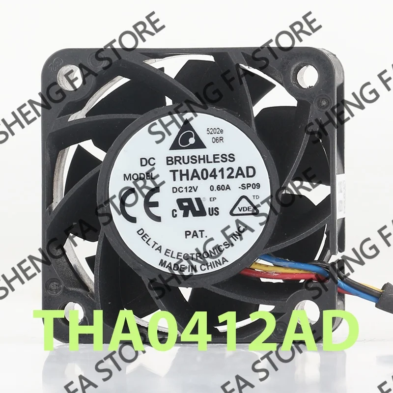 Cooling Fan THA0412AD-SP09 Delta 5V 24V 48V DC12V 0.60A AC EC 4020 40X40X20MM 4CM Dual Ball PWM Speed Regulation High air Volume