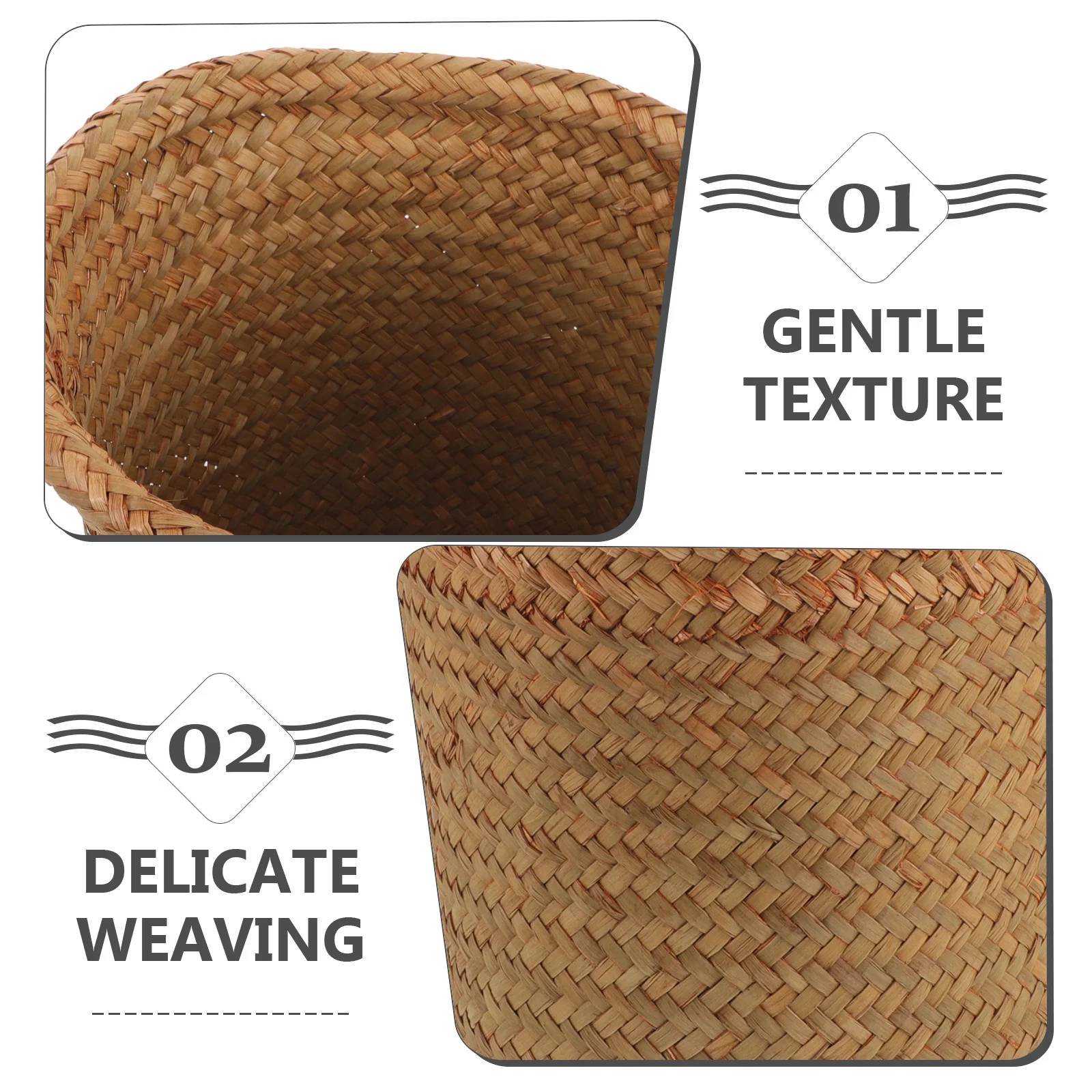 

Woven Flower Planter Basket Rustic Storage Basket Indoor Plant Holder Woven Flower Baskets Plant Baskets Indoor